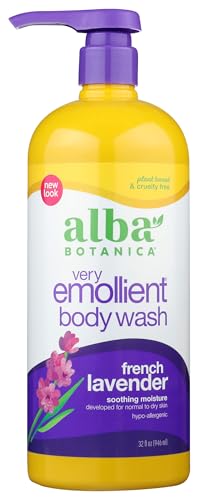 Gel douche Alba Botanica lavande française 32 ml pour le corps