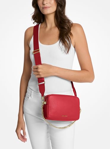 Image of Michael Kors Bryant Medium Double Zip Chain Camera Crossbody Bag