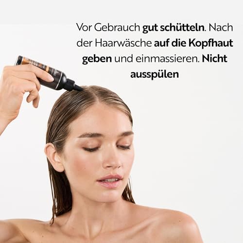 ahuhu THICKENING Coffein Tonic Power Formula (100ml) - Haarausfall reduzieren & Haarwachstum fördern, Hair growth serum für kräftigeres Hair, unterstützt Hair growth & kann Haarwachstum beschleunigen