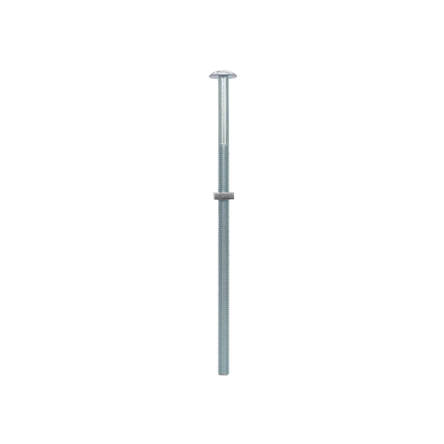 Unifix Grade 4.8 Mushroom Head Roofing Bolts And Sq Nuts Bright Zinc Plated - M8 x 220 (Box of 25)