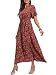 GRECERELLE Robe d'été tendance pour femme - Robe longue classique et confortable pour le printemps et l'été, 4528 Cockscomb Rouge, S