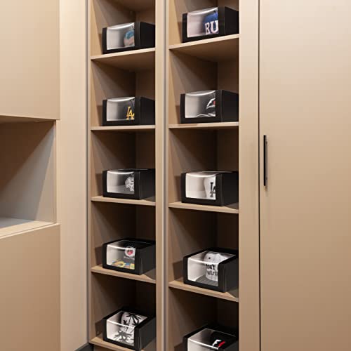 LADYBRO Black Gift Boxes with Window Display for Hat Storage Containter for Baseball Caps (Fitted, Snapbacks, Trucker) 7.8" x 7.8" x 4.8", 10 Pack by LADYBRO - Used condition - Image 5