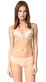 Calvin Klein Women's Signature Push up Plunge Bra, Bare, 34B