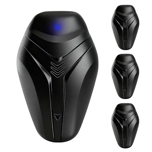 Ultrasonic Pest Repeller, Mouse Repellent, Indoor Silent Electronic Rat Deterrent Plug In, Pest Control for Mouse, Mice, Ants, Spider, Fly, Bed bug and Other Rodents (4PCS, Black)