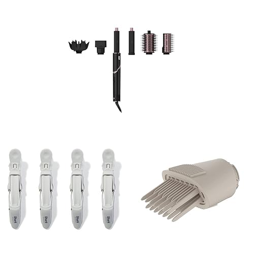 Shark HD440BK FlexStyle - Sistema de secado al aire y peinado con el último paquete de accesorios de 6 piezas de rizadores de envoltura automática,