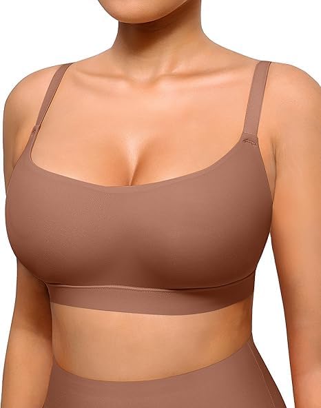 FeelinGirl Seamless Bras Wireless Bralettes for Women, No Wire Unlined Comfort Soft for Sleep, Everyday Bras
