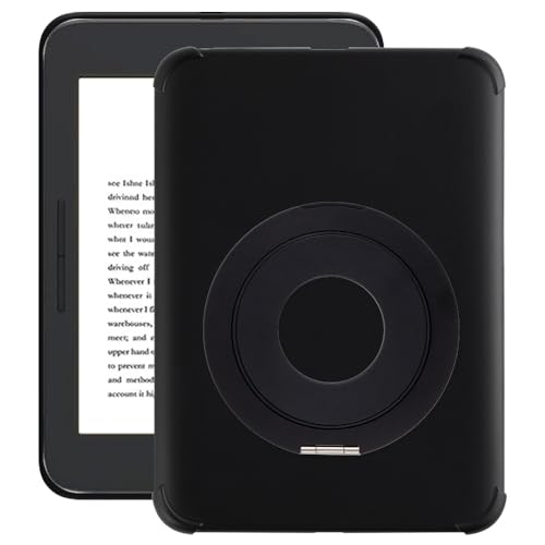 Coque Nook Glowlight Plus 7.8 2019 housse noire avec support de bureau et poignée