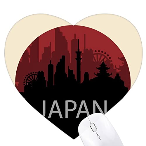 Tapis de souris en forme de coeur pour bureau créatif et élégant
