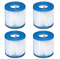 Intex Replacement Swimming Pool Filter Cartridge Type H - 29007P (4 Filters)