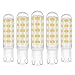 Produktbild G9 LED Dimmbar, Naturweiß 4000K, 6W G9 Leuchtmittel LED, 60W Halogenersatz, Klein-G9-Sockel LED für Ofenbirne, Schrankleuchte, 530LM, AC 230V, Kein Flimmern, 5er Pack, CHEERBEE