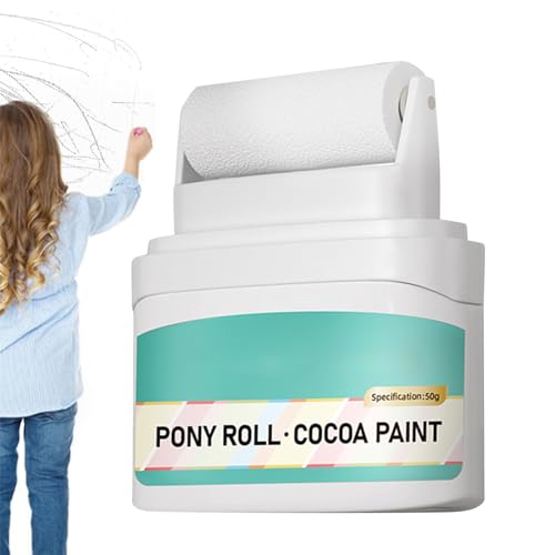 50 G De Peinture En Latex - Brosse De Roulement De Réparation Du Mur Intérieur, Peinture À Gratter Intégrée Portable, Peinture Murale À Base D'eau À Séchage À Séchage Pour Graffitis Pour Plafond Plat