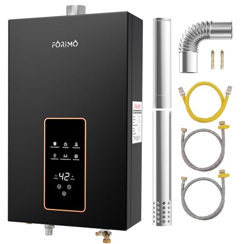 Natural Gas Tankless Water Heater, 4.21GPM 16L Indoor,Constant propane water heater,Instant Hot Natural Gas Water Heater with Fahrenheit Digital Display,Multi-Protection