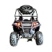 Armored UTV SSR 170RS Utility Vehicle, 2-Seater, 200cc Automatic + Reverse with Cargo Bed LED Headlights Spare Wheel, DF200GKV Work Truck Backyard Use On The Farm (Black)