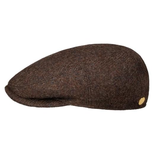Stetson Kent Wool 160 Years Flatcap Berretto da uomo – Made in Germany con visiera Autunno/Inverno, marrone scuro., 55 7 Stetson Kent Wool 160 Years Flatcap Berretto da uomo – Made in Germany con visiera Autunno/Inverno, marrone scuro., 55