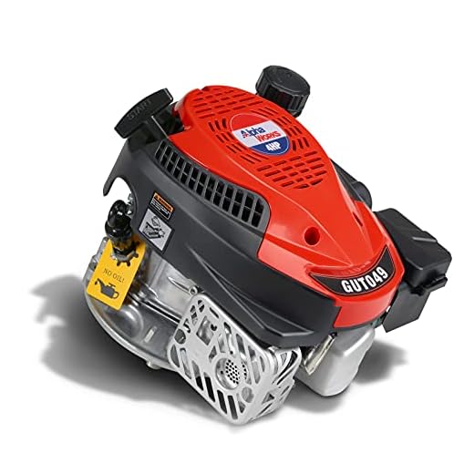 AlphaWorks Gas Engine 4HP 170cc Motor Vertical 4 Stroke OHV Recoil Start 3600RPM 6.5Ft-Lbs/8.8Nm Torque 7/8" Shaft 3/16" Keyway 3/8”-24-2B UNF End Tapped Go Kart Log Splitter EPA/CARB Certified