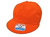 ラビットアース カラー園児帽 庇共色(アゴゴム付) オレンジ フリー A#40_03