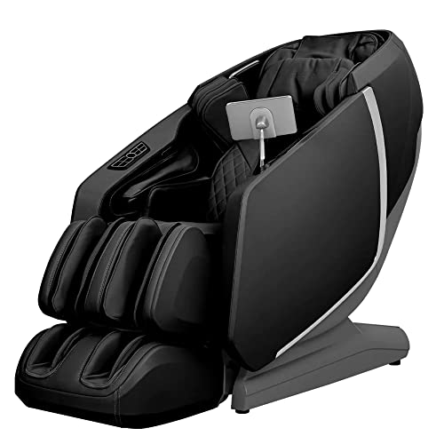 Osaki OS-Highpointe 4D SL-Track Massage Chair with Ultra Long Extension, 3 Rollers Foot and Calf Massage, Black