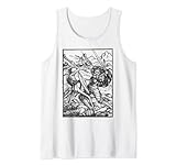 Retro Creepy Halloween Skeleton Shirt Art