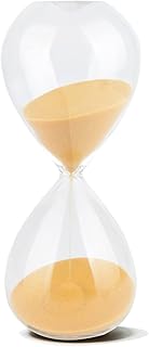 Hourglass, HoveBeaty Hand-Blown Sand Timer Set for Time Management 15 Minutes Durable Glass Construction (15 min, Champagne)