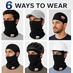 Fullsheild FR Neck Gaiter Flame-Retardant Face Mask Arc Rated, Ear-Loops - Image 2