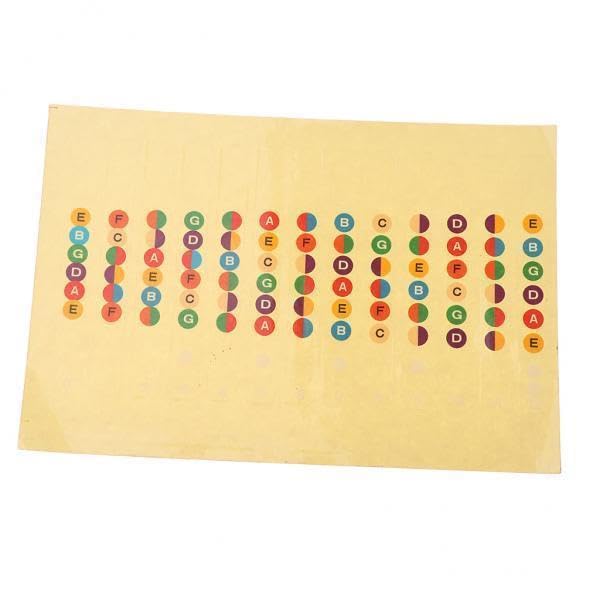 2xElectric Guitar Musical Scale Sticker Fretboard Decal Note Label Stickers | Musical Instruments & Gear | String | Parts & Accessories | Other Accessories-image-30