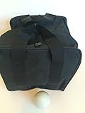 BuyBocceBalls Unique Bocce Accessories Package - Heavy Duty Nylon Bocce Bag (Black with Black Handles) and...