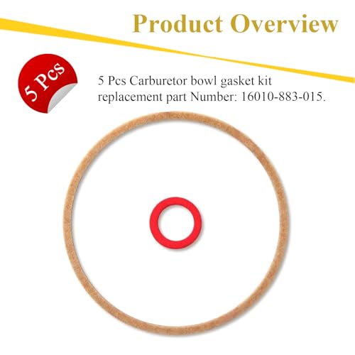 Ctuoptuo 16010-883-015 Carburetor Bowl Gasket Kit thumb #1