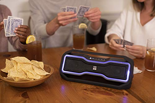Image of Altec Lansing RockBox - Waterproof, Wireless, Bluetooth Speaker, Floating, IP67, Portable Speaker, Strong Bass, Rich Stereo System, Microphone, 100 ft Range, Lightweight, 12-Hour Battery, LED Lights