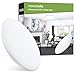 Novostella Plafón Led de Techo, 18W Lámpara de Techo Diseño Ultradelgado 1800lm, Luz Blanco Frío 6000K, IP65 Impermeable Luz de Techo para Dormitorio, Oficina, Cocina, Baño, Pasillo