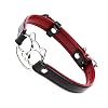 EXCEART Pu Lederen Choker Kraag Lolita Cosplay Kraag Metalen Kat Kraag Choker Voor Mannen Vrouwen Sexy Spel Rekwisieten…