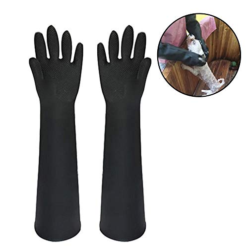 Animal Handling Gloves Bite Proof Pet Grooming Gloves Safe Durable Scratch-resistant Waterproof Protective Gloves for Pets Dogs Cats Bird Parrot Bathing Grooming Handling