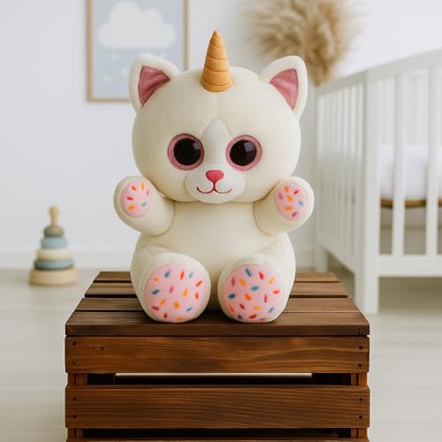Image of Dimpy Stuff Unicorn Stuffed Animal - 23 cm (9 inch) - Premium Plush Comfort Plush Nursery Decor All Ages