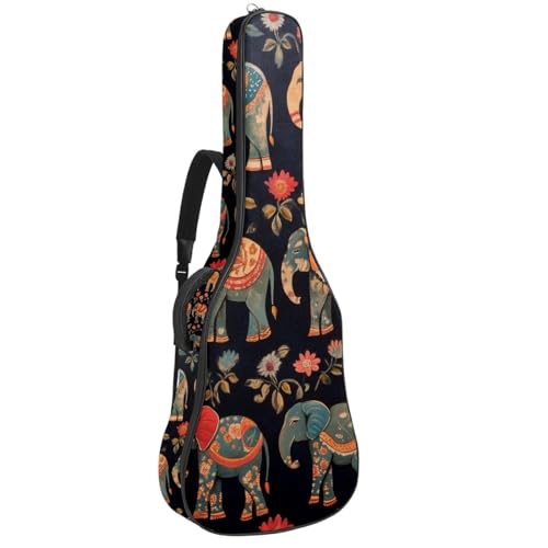 Sac à dos imperméable pour guitare acoustique 109 cm avec poches pour les trajets sous la pluie