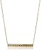 Fossil Ombre Tube Gold Chain Necklace, 18" + 2" extender