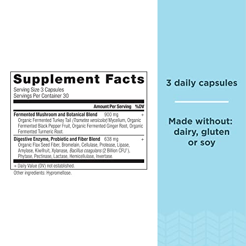 Ancient Nutrition Digestive Enzymes, Supports Gut Health, Promotes Healthy Digestive Function, 90 Ct #TOP1