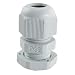 uxcell 10 Pcs PG9 White Plastic Waterproof Cable Glands Joints