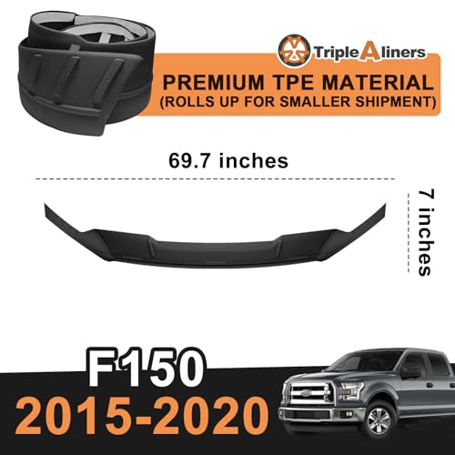 Image of TripleAliners Hood Bug Deflector Protector for 2015-2020 Ford F-150 F150