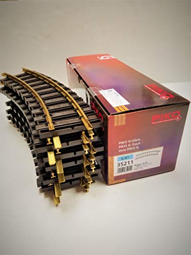 PIKO 35211 Brass Curved Track R1 47.2 Diameter 12 Piece Box