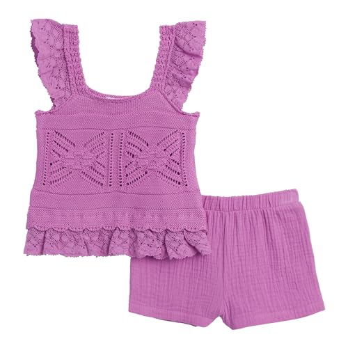 Ensemble Crochet Sweater Tank Fille Rts4454 : le duo tricot tendance pour enfants