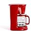 LIVOO Feel good moments - Cafetière électrique DOD166R Rouge