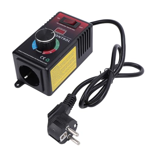 Regulador de Voltaje Variable 0-220VAC 15A con Carcasa Protectora 1