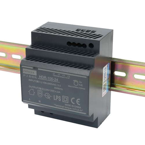 OMCH HDR-100-24 DIN Rail Switching Power Supply 24V 4.2A 100W
