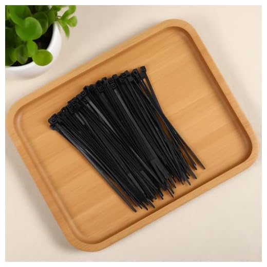 200PCS 4 Inch（100mm) Self Locking Nylon Cable Zip Ties 0.1" Width Tensile Strength 18LBS/8KGS,Multi-Purpose Self-Locking Nylon Cable Cord,Plastic Wire Ties for Home,Office,Garden,Workshop,Black
