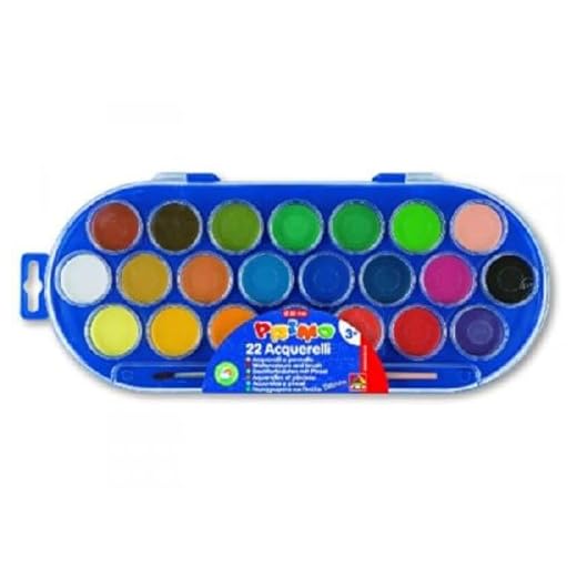 CMP Morocolor PRIMO, Acuarelas Pastillas, 22 colores