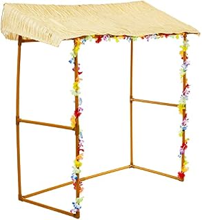Amscan 241205 - Hawaiian Tiki Bar Hut Summer Party Decoration - 1.3m,134.62 x 58.42 x 132.08 cm