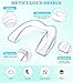 Litlcutie Mouth Guard for Grinding Teeth at Night, 4 Pcs 2 Size Mouthguards for Sleeping, Reusable Mouth Guard for Clenching Teeth at Night, Clear