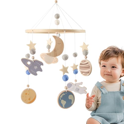Mobile pour lit d'enfant rotatif à 360 degrés pour une nuit apaisante