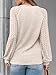 AUTOMET Women Long Sleeve Shirts Fall Lace Tops 2025 Fashion V Neck Winter Sweaters Dressy Casual Tunic Blouse Work Clothing Apricot M