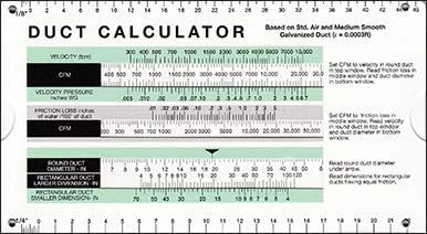 Duct Calculator by Carrier