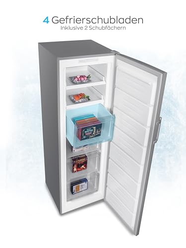 Gefrierschrank 204 Liter mit Temperaturbereich von -14°C bis -22°C
